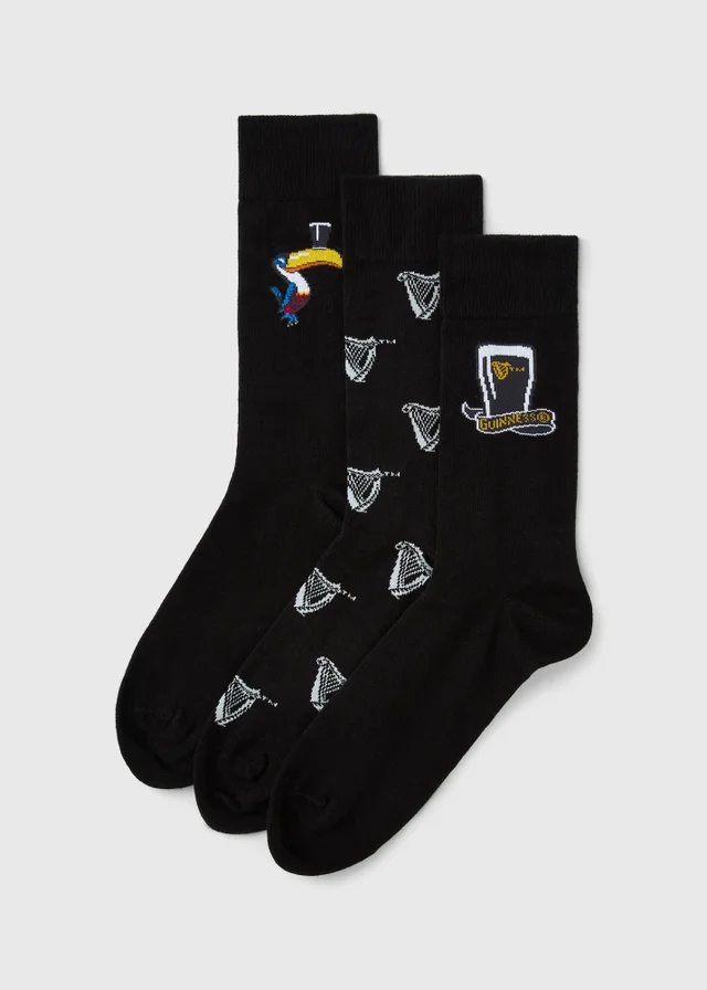 3 Pack Guinness Socks