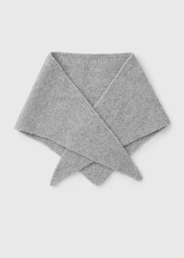 Grey Triangle Scarf