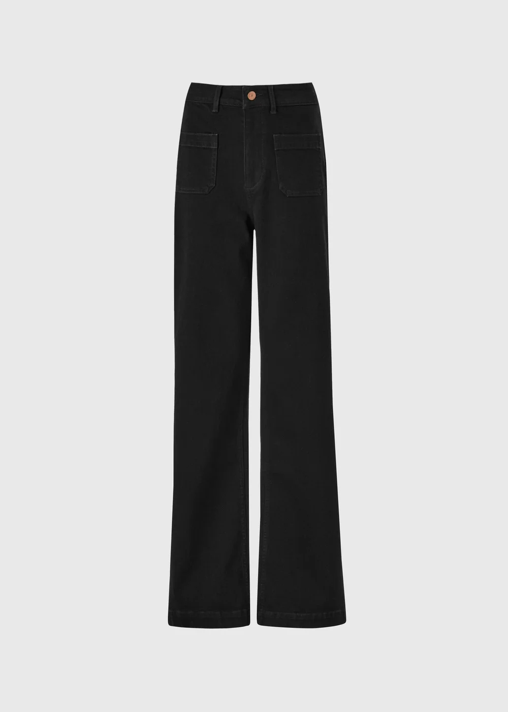 Black Pocket Front Jeans - 8/L29 Image 5