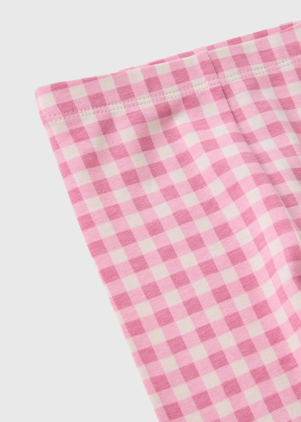 Baby Pink Gingham Leggings (0-23mths) - Up to 1 Month Image 2