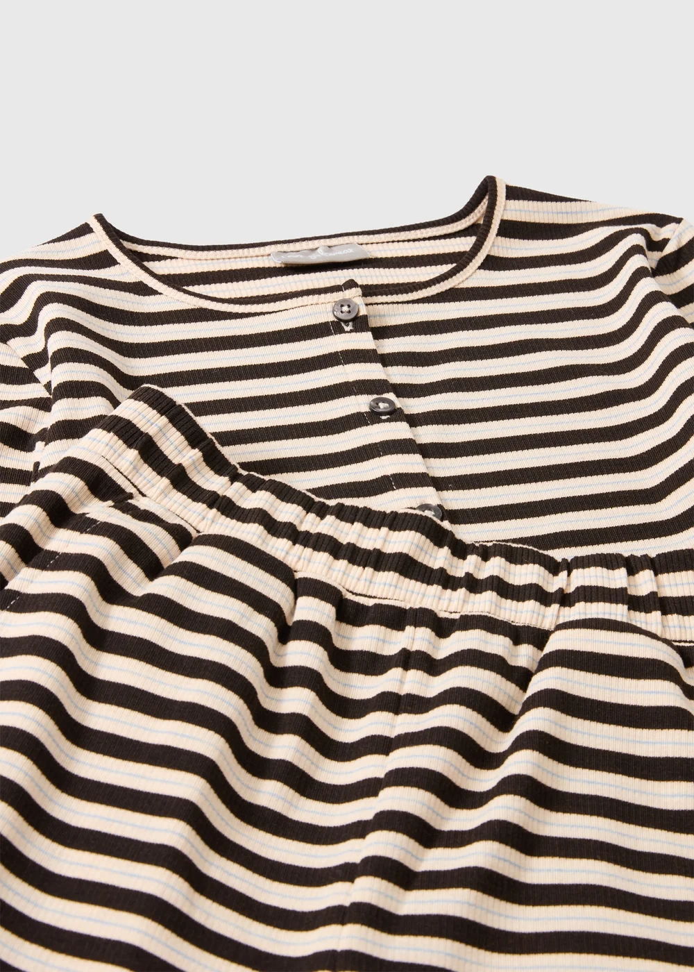 Girls Cream Stripe Knitted Top & Trouser Set (7-15yrs) - 7 Yrs Image 2