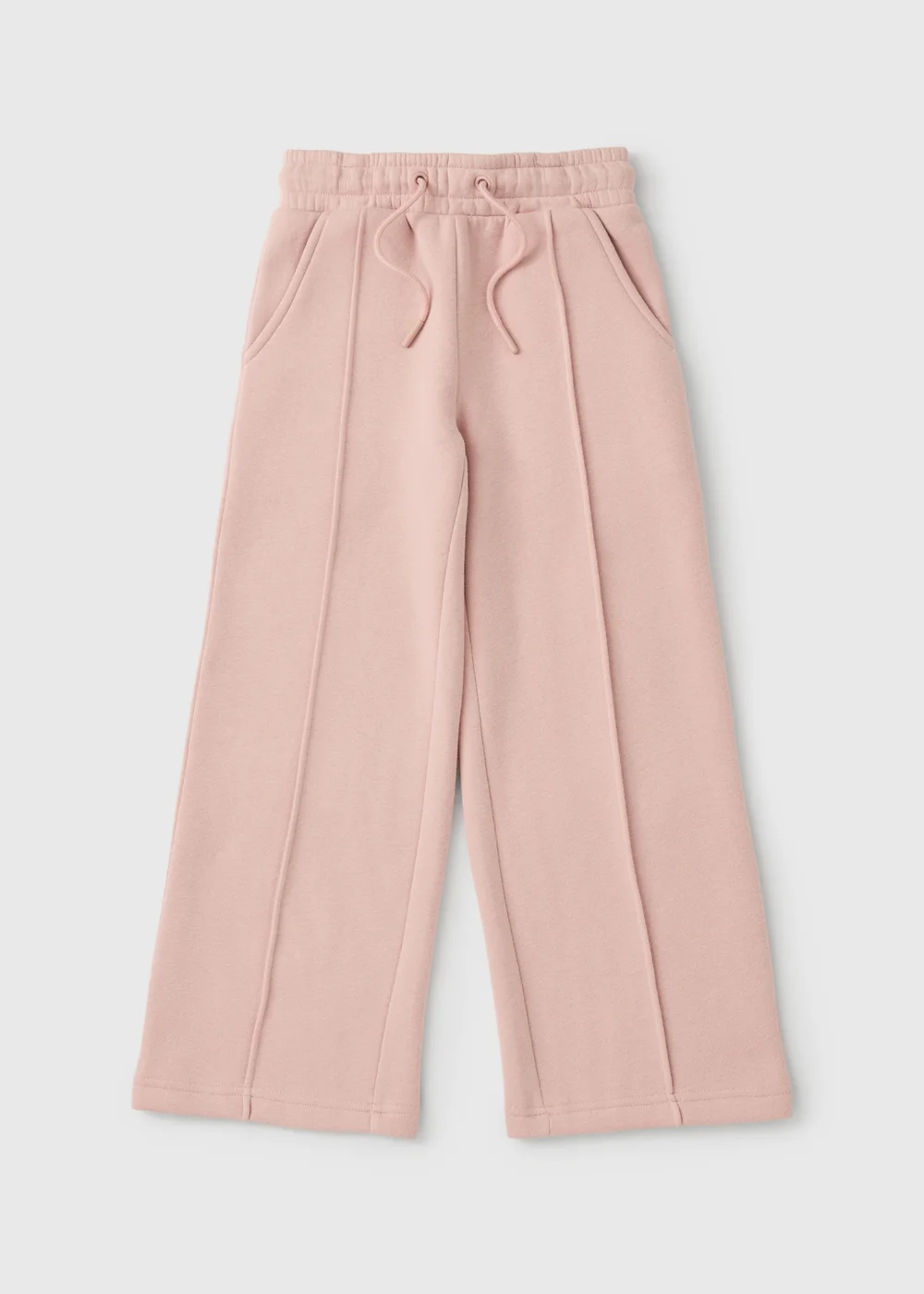Girls Pink Wide Leg Joggers (7-15yrs) - 7 Yrs Image 1