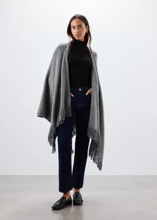 Grey Basic Shawl