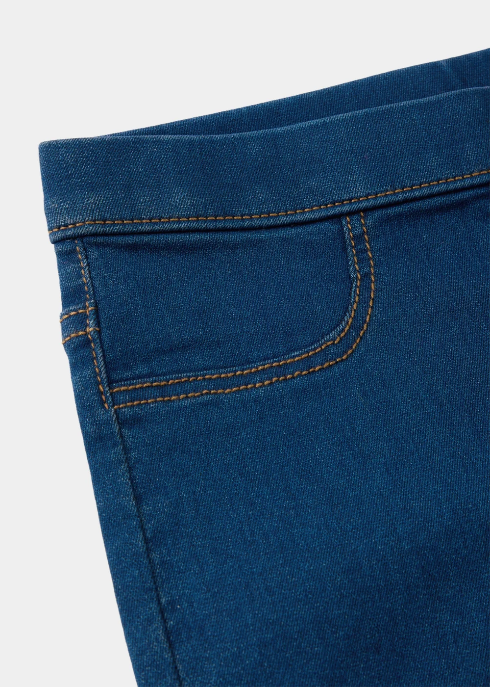 Girls Blue Denim Jeggings (7-15 Yrs) - 7 Yrs Image 2