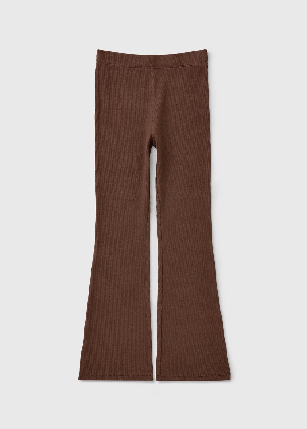 Girls Brown Flared Leggings (7-15yrs) - 7 Yrs Image 1
