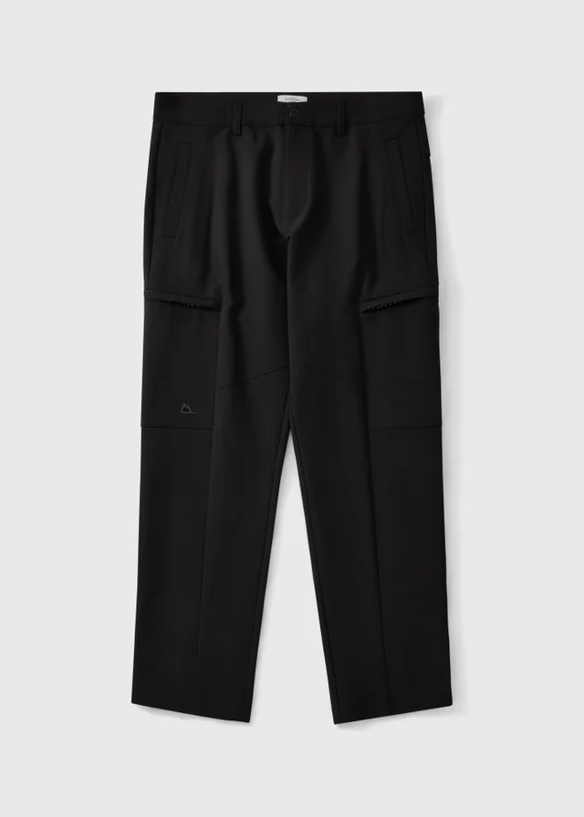 Black Fleece Lined Trousers