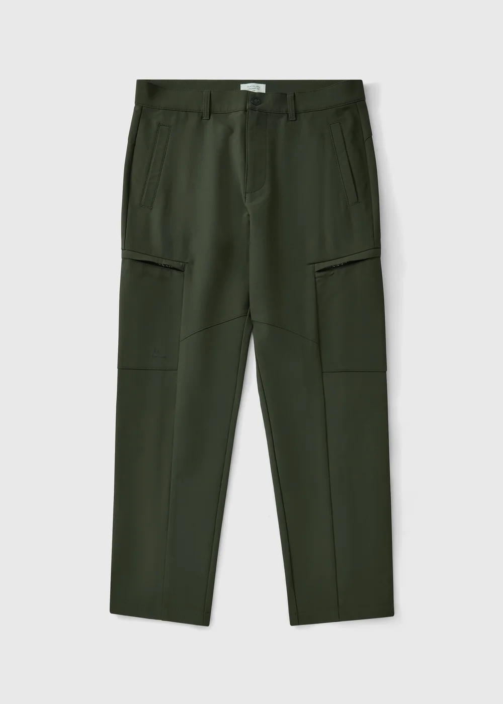 Khaki Fleece Lined Trek Trousers - 30 R Image 1