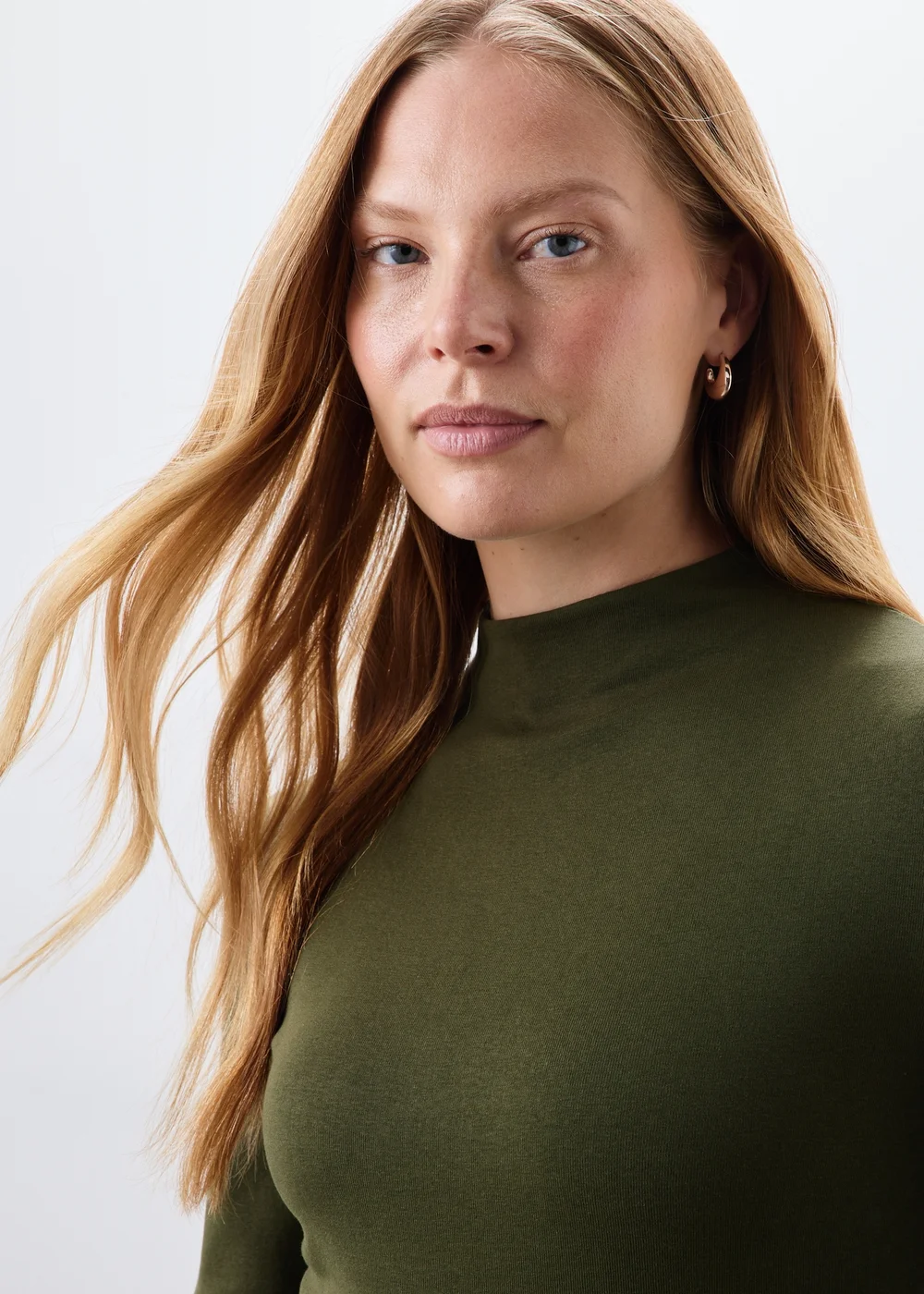 Forrest Green Funnel Neck Top - 8 Image 3