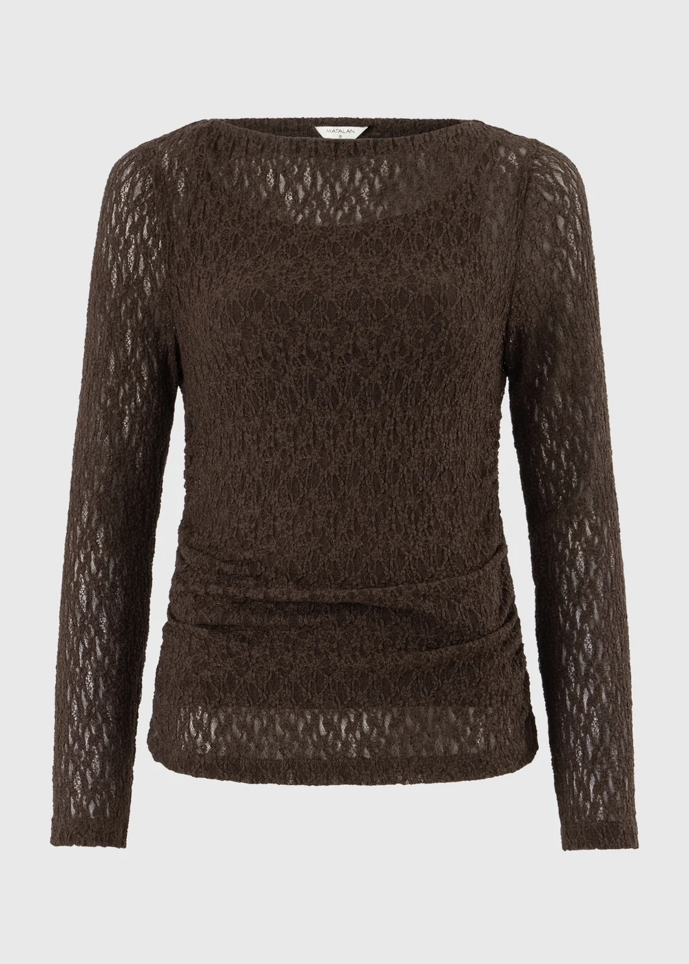 Chocolate Lace Co Ord Top - 8 Image 4