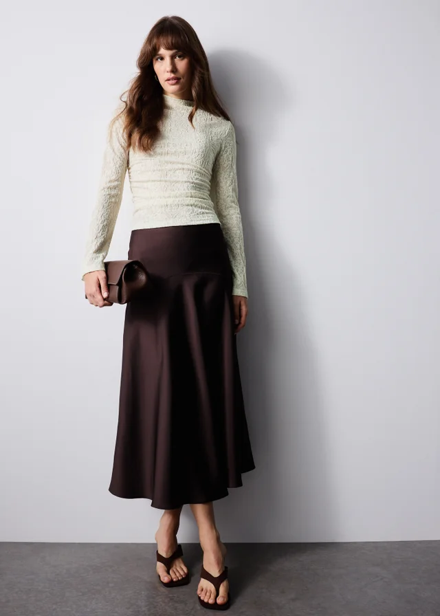 Cream Jacquard Top
