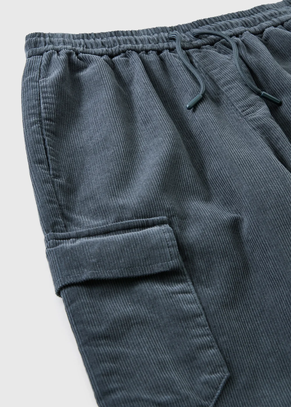 Boys Blue Cord Cargo Trousers (7-15yrs) - 7 Yrs Image 2