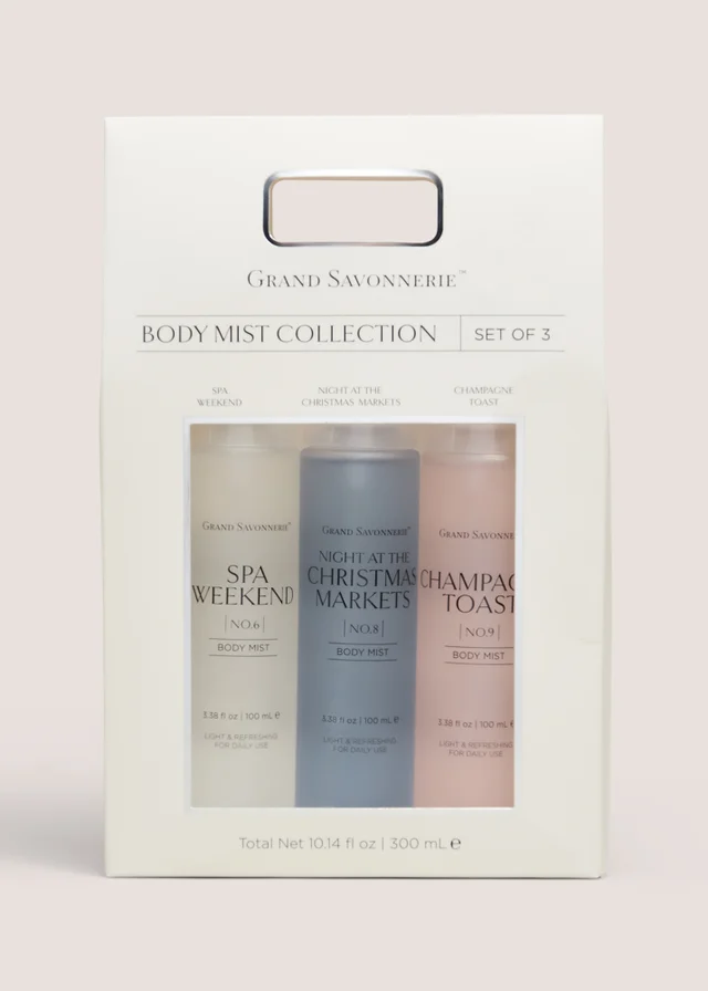 3 Pack Christmas Body Mist Selection