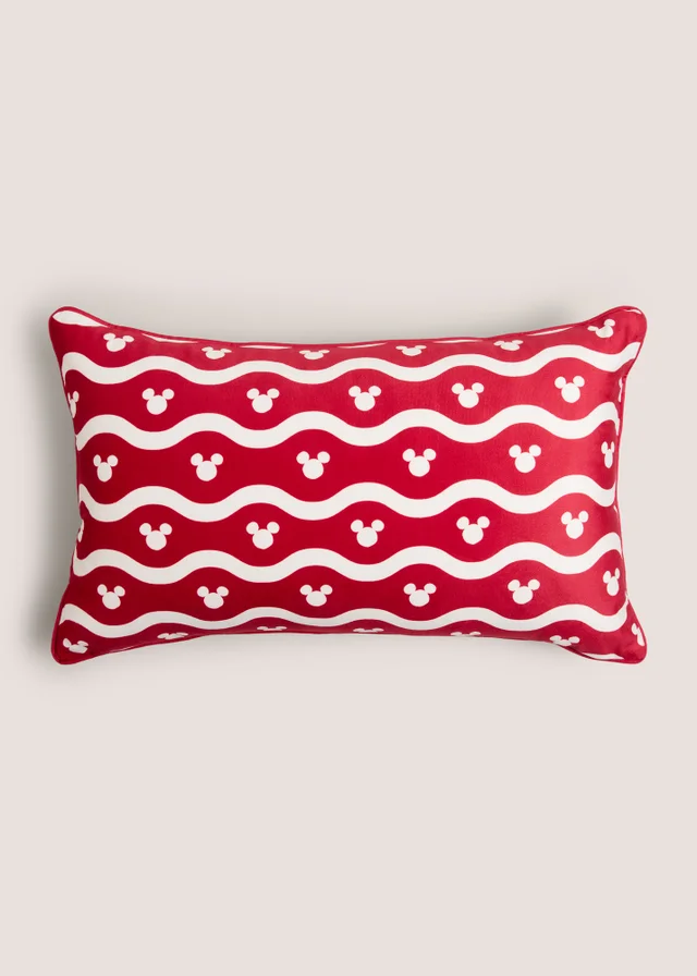 Mickey Mouse Cream Embroidered Cushion