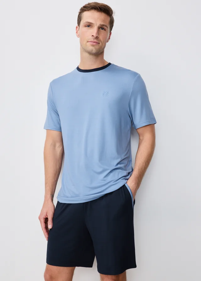 Blue Premium Short Pyjama Set