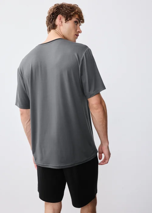 Grey T-Shirt & Jogger Pyjama Set - XS Image 3