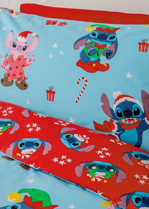 Disney Stitch Christmas Elf Duvet Set - Single Image 2