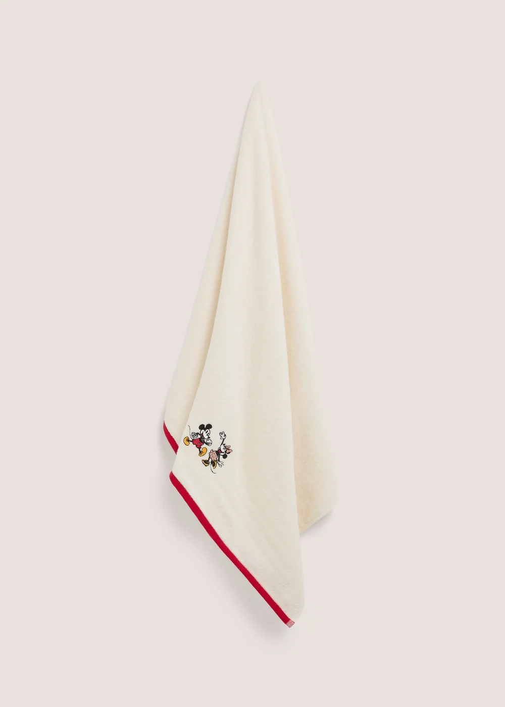 Cream Mickey Mouse Towel - Hand Towel Image 1