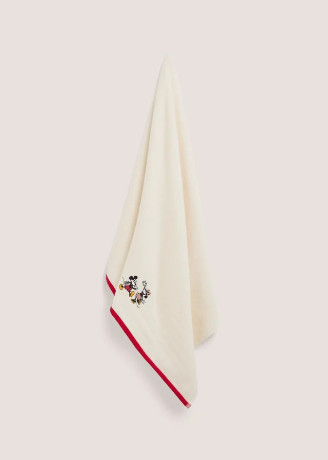 Cream Mickey Mouse Towel