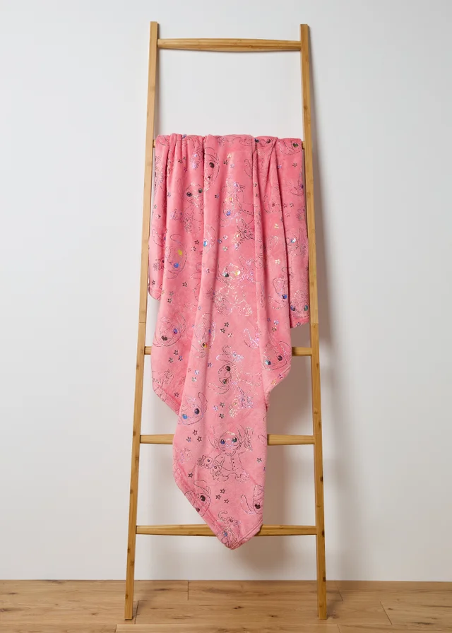 Pink Stitch Holographic Throw