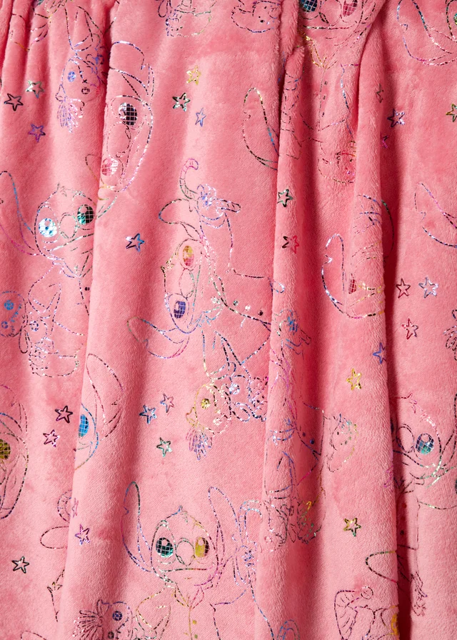 Pink Stitch Holographic Throw
