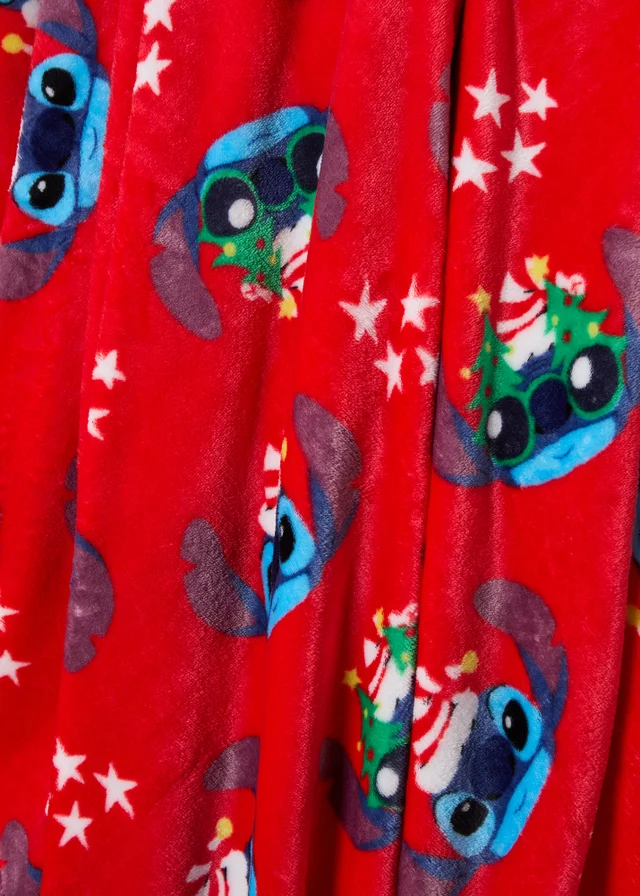 Red Stitch Christmas Throw