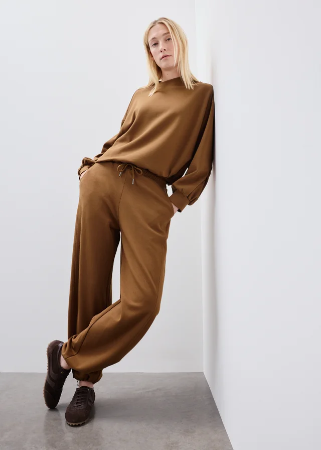 Toffee Cocoon Sleeve Co Ord Sweatshirt