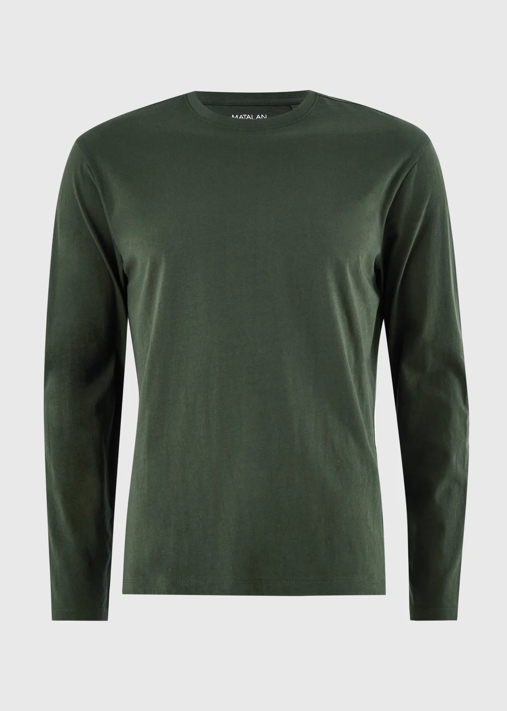 Green Long Sleeve Basic T-Shirt - XS Image 4