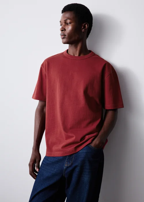 Red Heavyweight T-Shirt - XS Image 1
