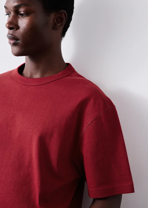 Red Heavyweight T-Shirt - XS Image 3
