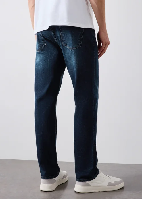 Dark Wash Belted Jeans - 32 R Image 3
