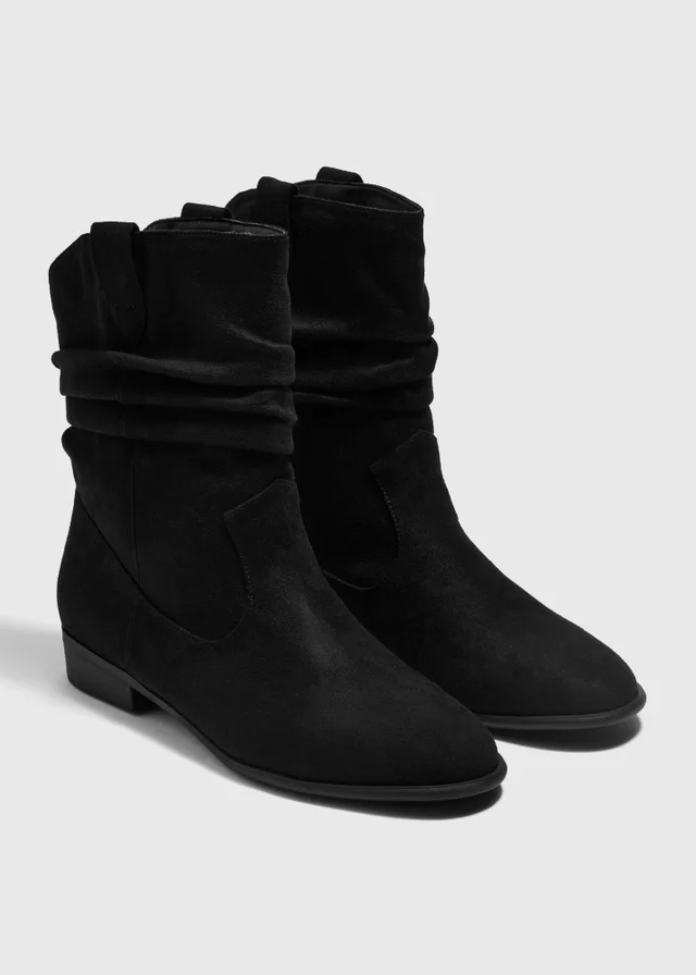 Black Slouch Boots
