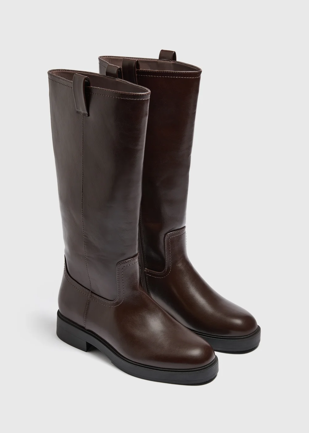 Brown Knee-High Boots - 3 Image 3
