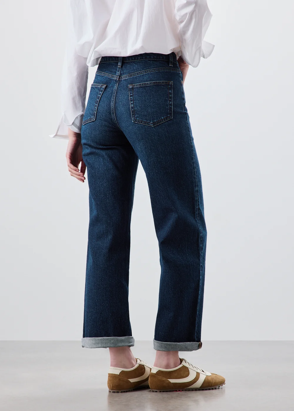 Dark Wash Boyfriend Jeans - 24/L29 Image 2