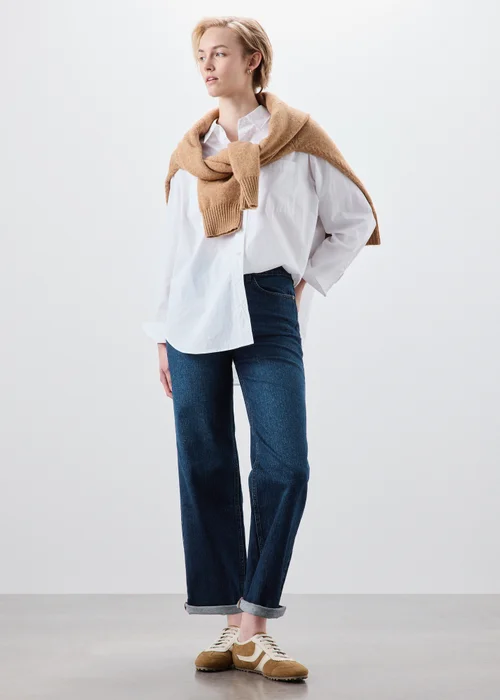 Dark Wash Boyfriend Jeans - 24/L29 Image 4