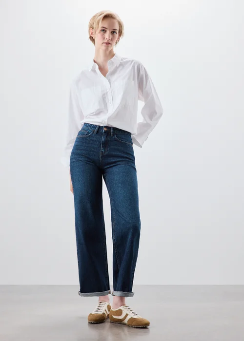 Dark Wash Boyfriend Jeans - 24/L29 Image 3