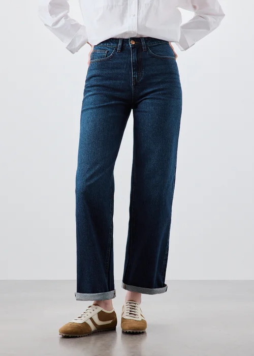 Dark Wash Boyfriend Jeans - 24/L29 Image 1