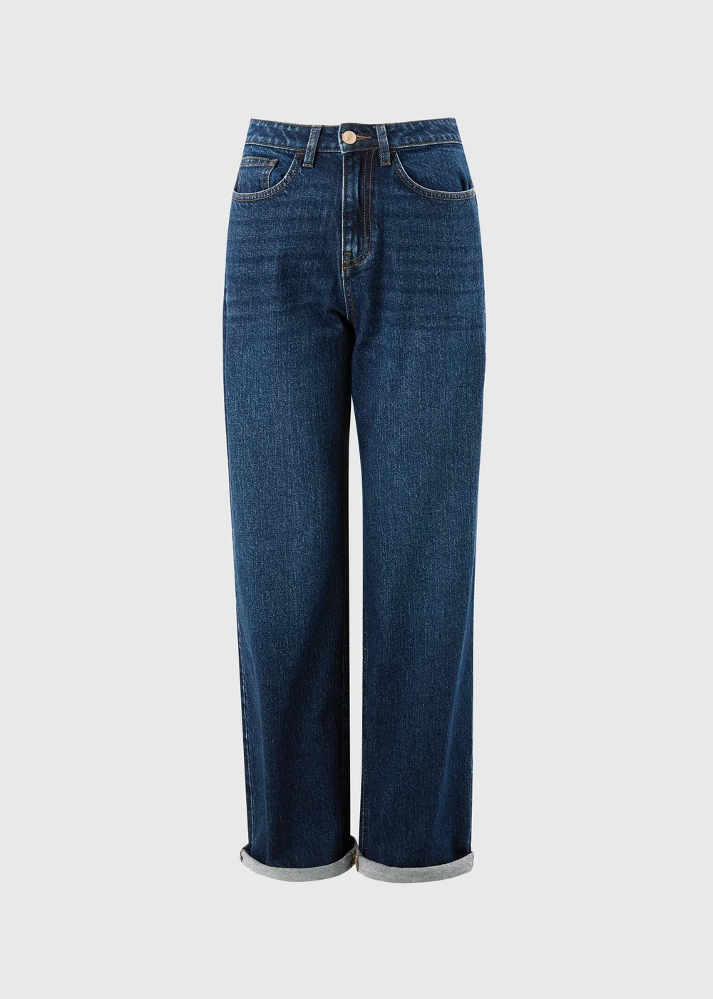Dark Wash Boyfriend Jeans - 24/L29 Image 5