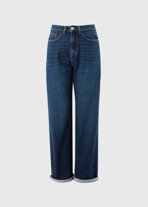 Dark Wash Boyfriend Jeans - 24/L29 Image 5