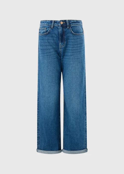 Mid Wash Boyfriend Jeans - 24/L29 Image 5