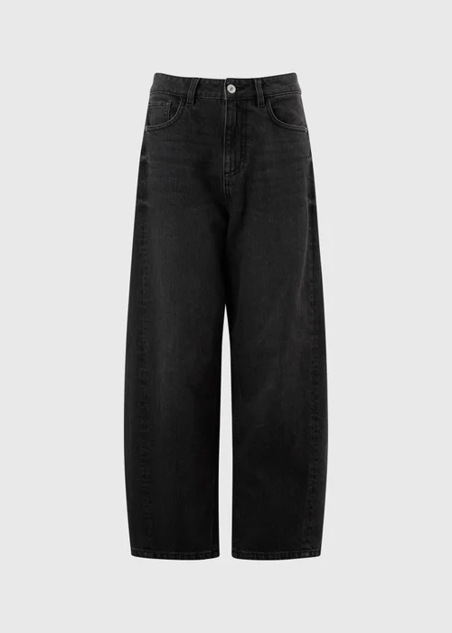 Black Barrel Leg Jean - 24/L29 Image 5
