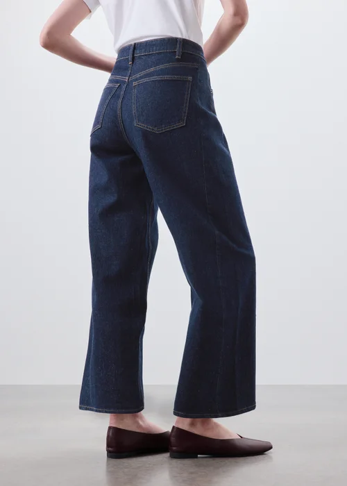 Darkwash Indigo Barrel Leg Jean - 24/L29 Image 2