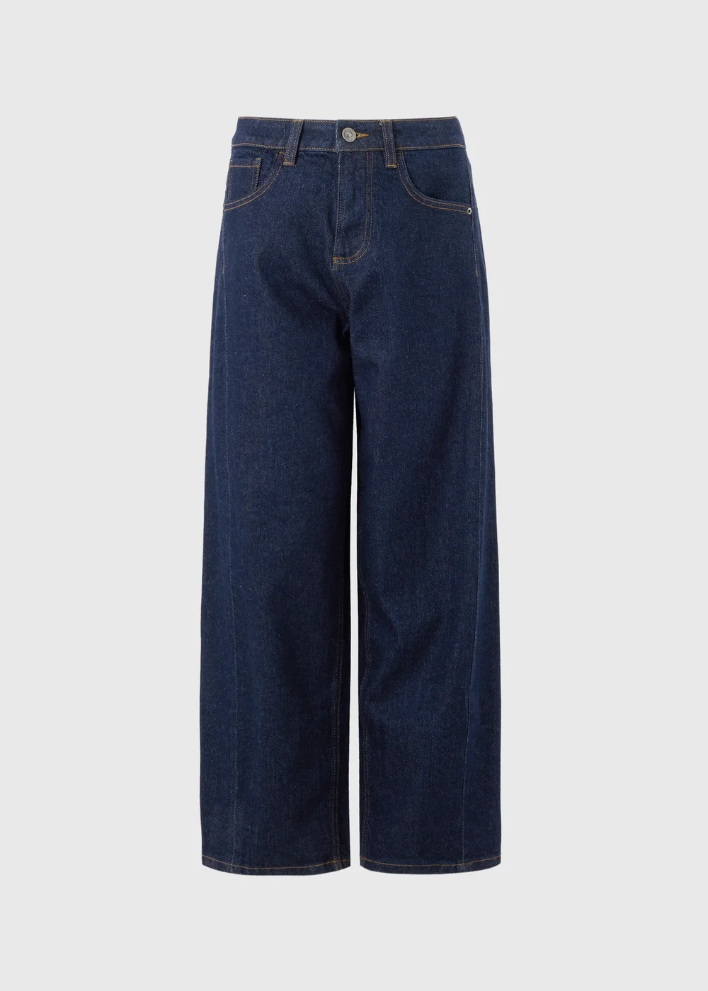 Darkwash Indigo Barrel Leg Jean - 24/L29 Image 5