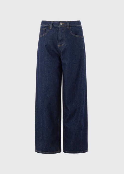 Darkwash Indigo Barrel Leg Jean - 24/L29 Image 5
