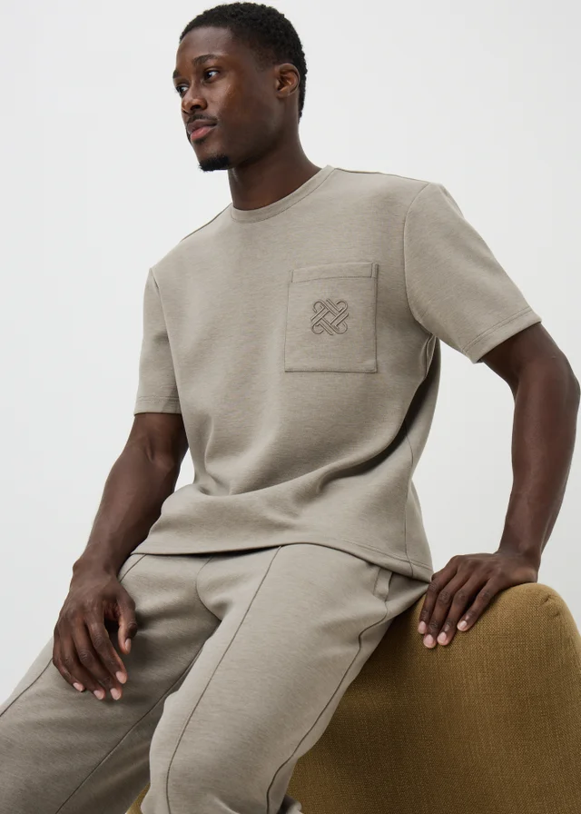 Stone Smart Logo Co Ord T-Shirt