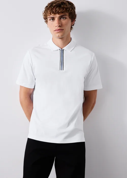 White Soft Touch Cotton Polo Shirt - XS Image 1