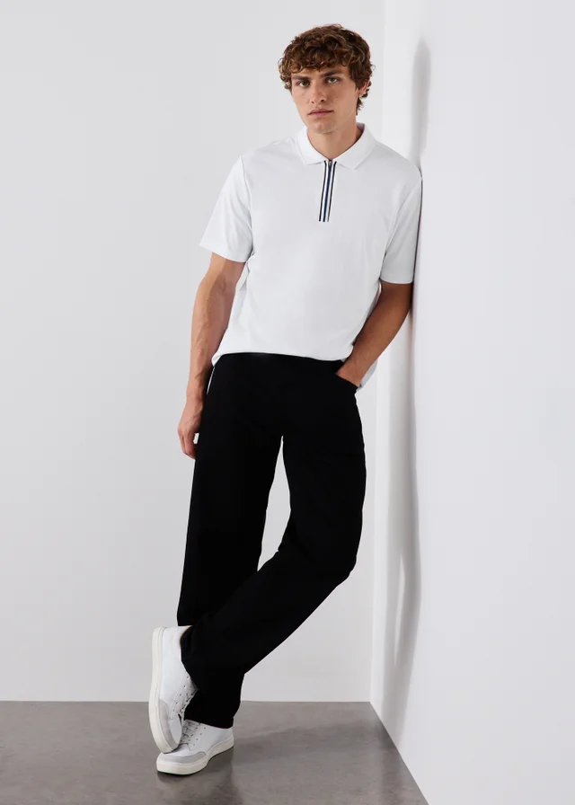 White Soft Touch Cotton Polo Shirt
