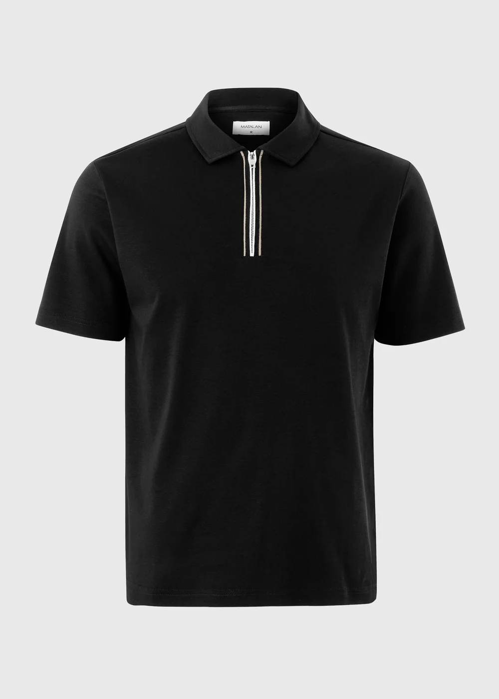 Black Soft Touch Cotton Polo Shirt - XS Image 4