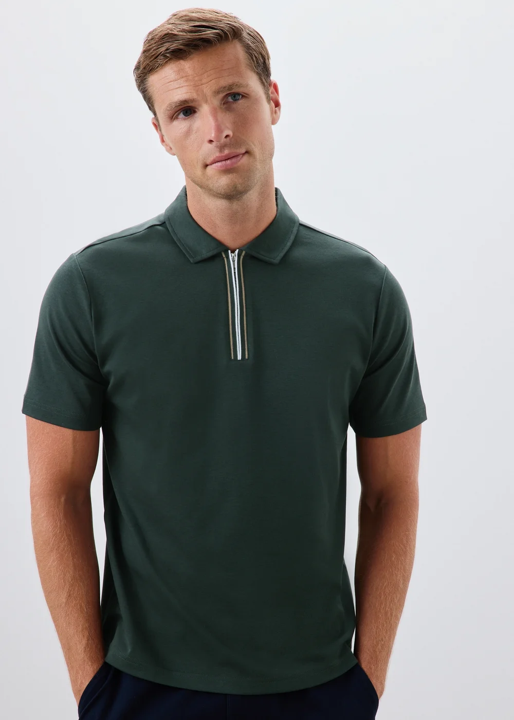 Green Soft Touch Cotton Polo Shirt - XS Image 2