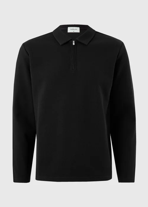 Black Twill Polo Shirt - XS Image 5