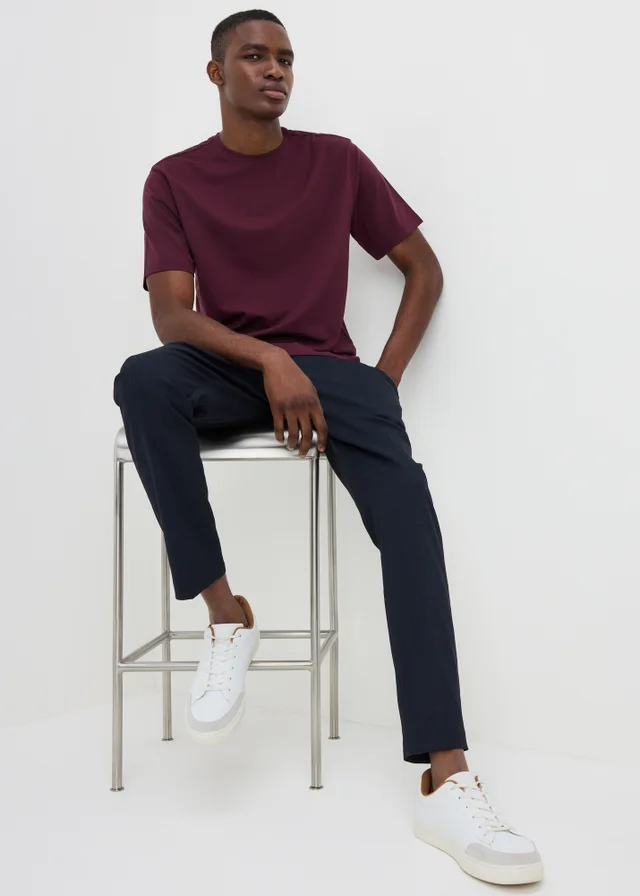 Burgundy Tailoring Smart T-Shirt